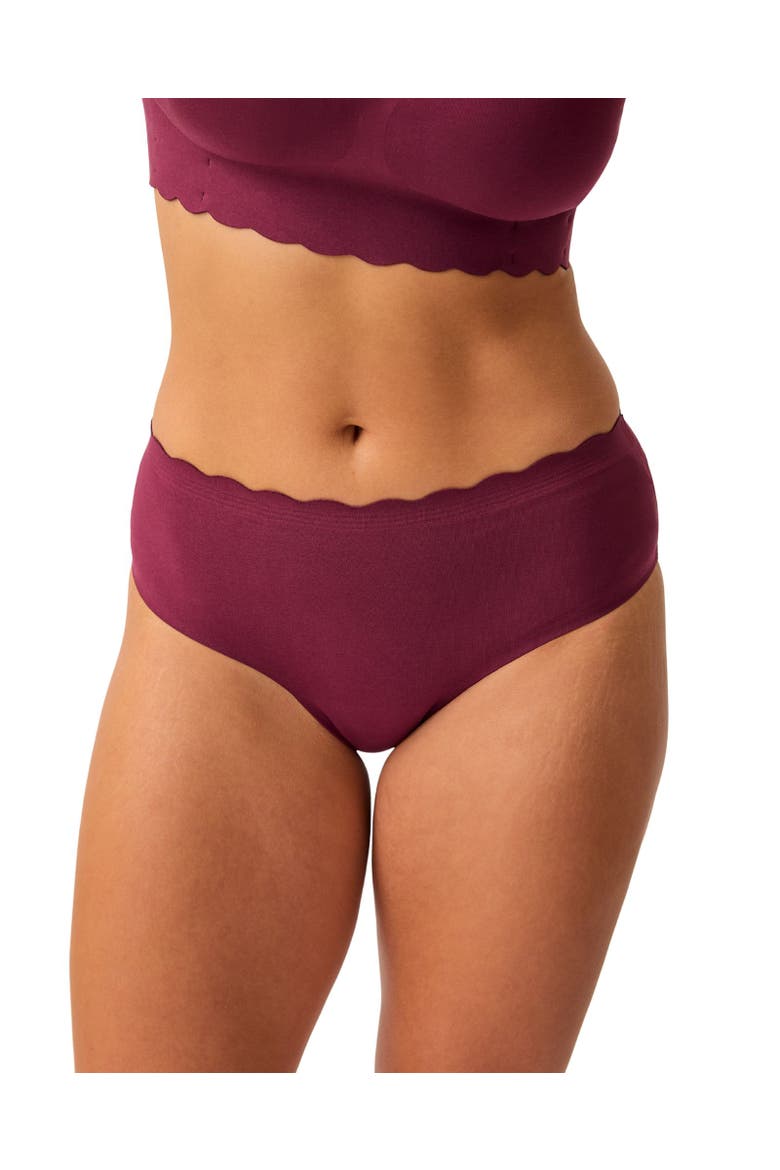BareBond Cotton Maternity & Postpartum Brief, Main, color, Garnet