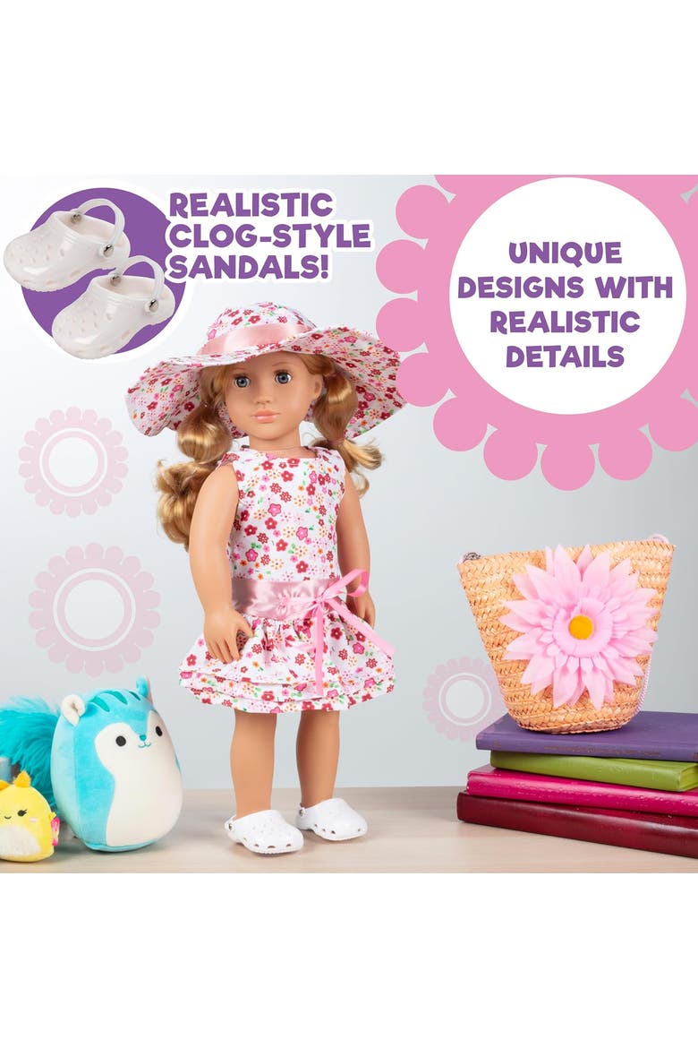 Summer Sundress Doll Outfit, Alternate, color, Red