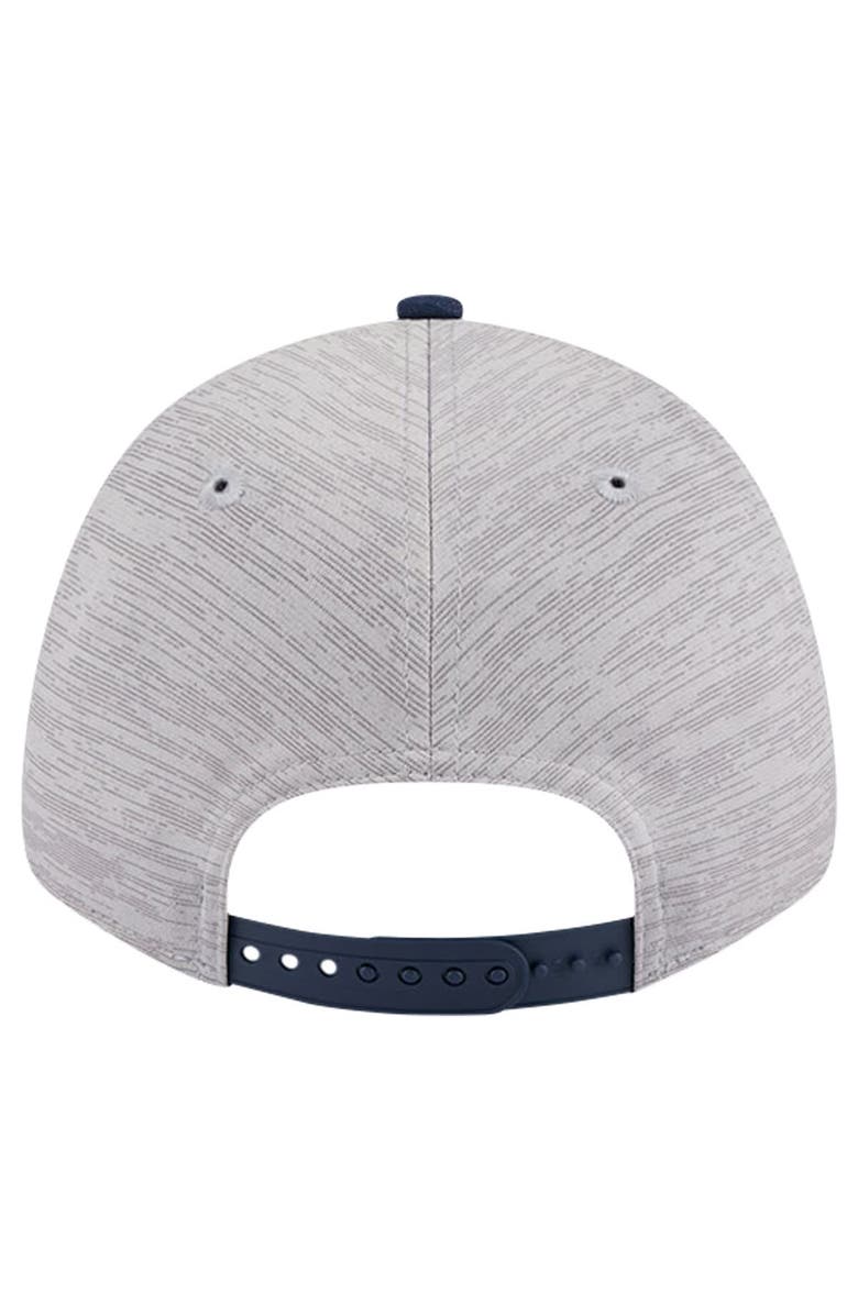 New Era Men's New Era Heather Gray/Navy New Orleans Pelicans Active Digi-Tech Two-Tone 9FORTY Adjustable Hat, Alternate, color, Heather Gray