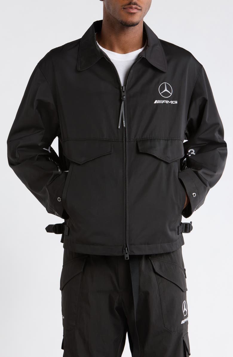 Y-3 x Mercedes-AMG Petronas F1 Jacket, Alternate, color, Black