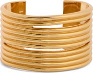 Madewell Cutout Ribbed Cuff Bracelet