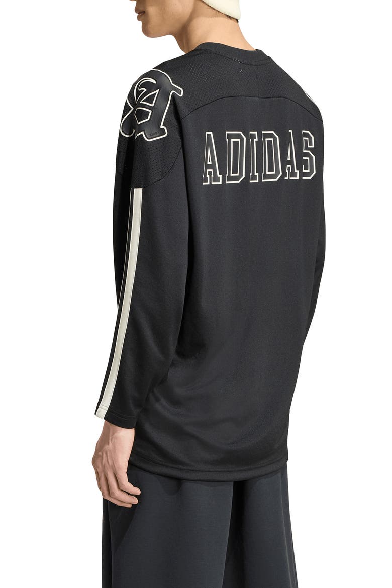 Q4 Star Long Sleeve Star Jersey, Alternate, color, BLACK