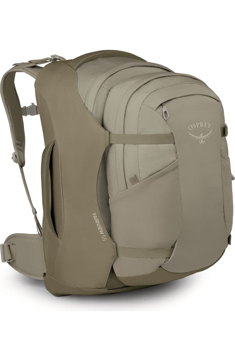 Osprey FAIRVIEW 55 CASCADE BLUE-TORRE, Alternate, color, Sawdust/ Olive Tan