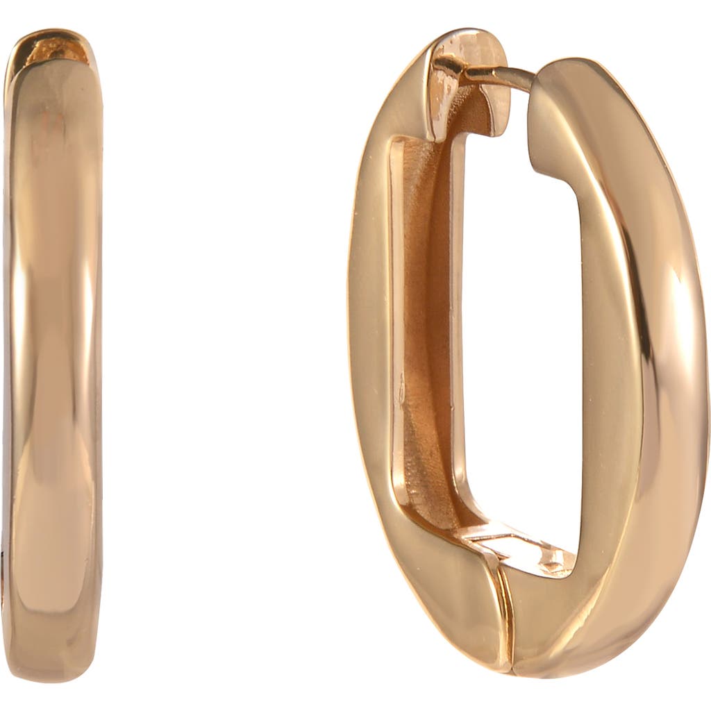 Laundry By Shelli Segal Square Hoop Earrings In Gold