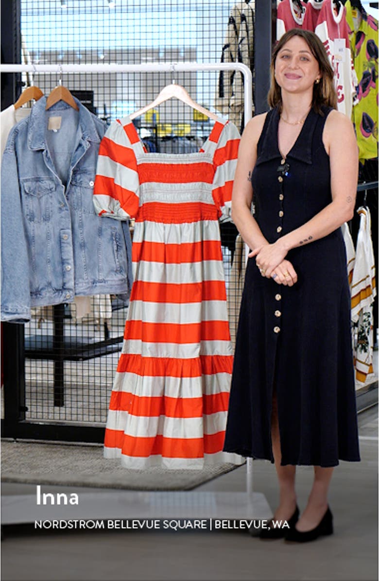 Ruby Bold Stripe Maxi Dress, sales video thumbnail