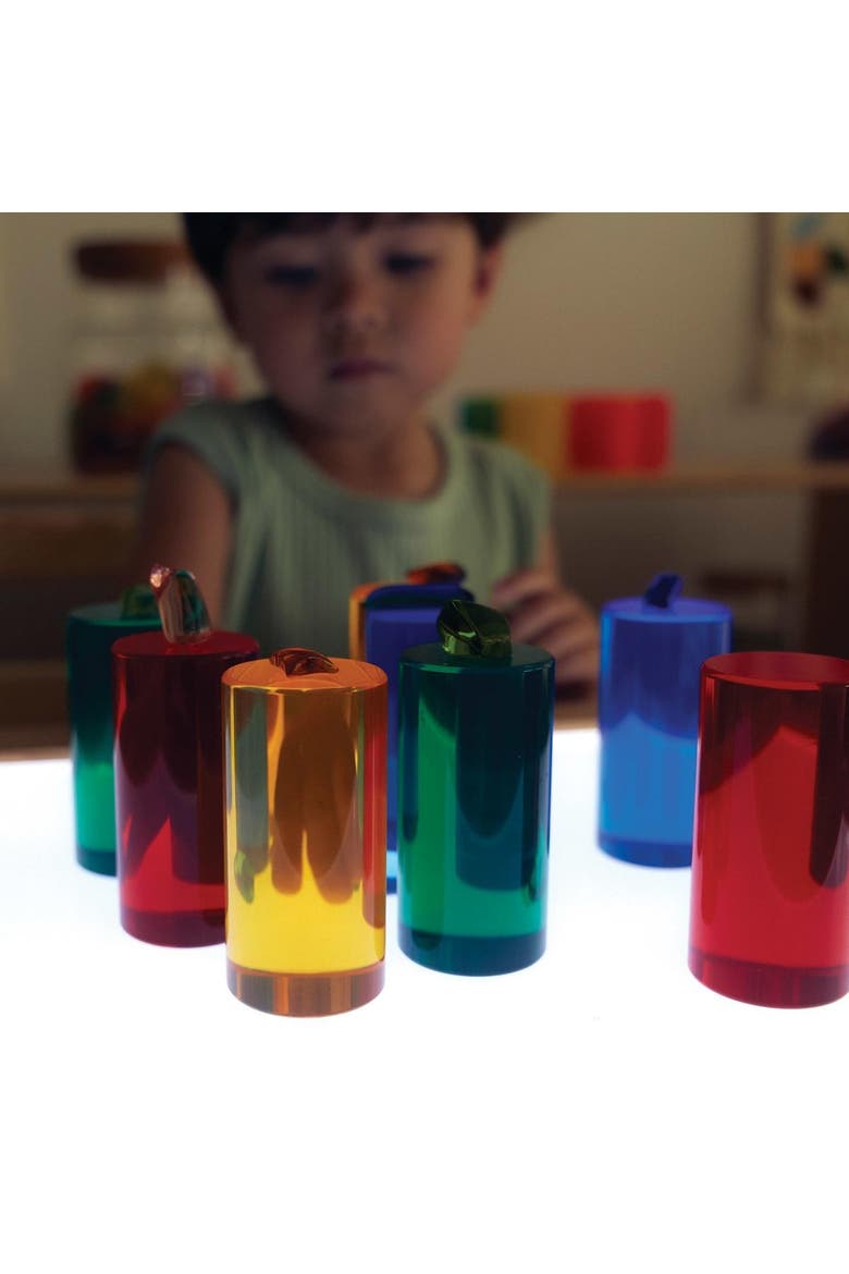 Light and Color Cylinder Set - 8 Pieces, Alternate, color, Multicolored