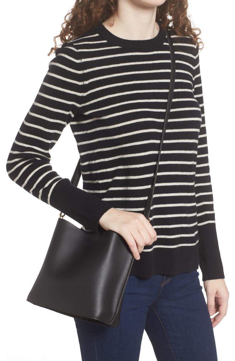 Street Level Faux Leather Crossbody Bag, Alternate, color,