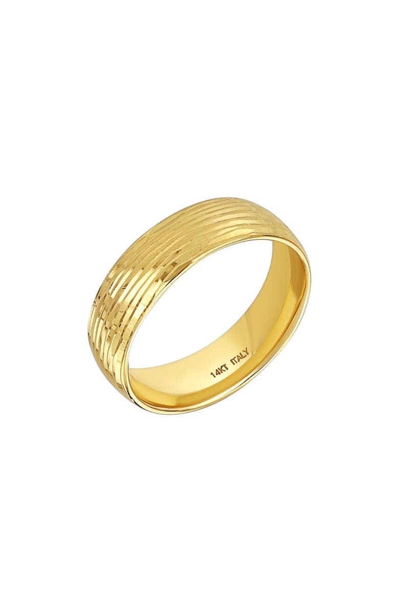 Bony Levy 14K Gold Hammered Band, Main, color, 14K Yellow Gold