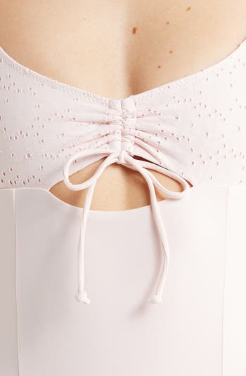 Maeve Eyelet One-Piece Swimsuit