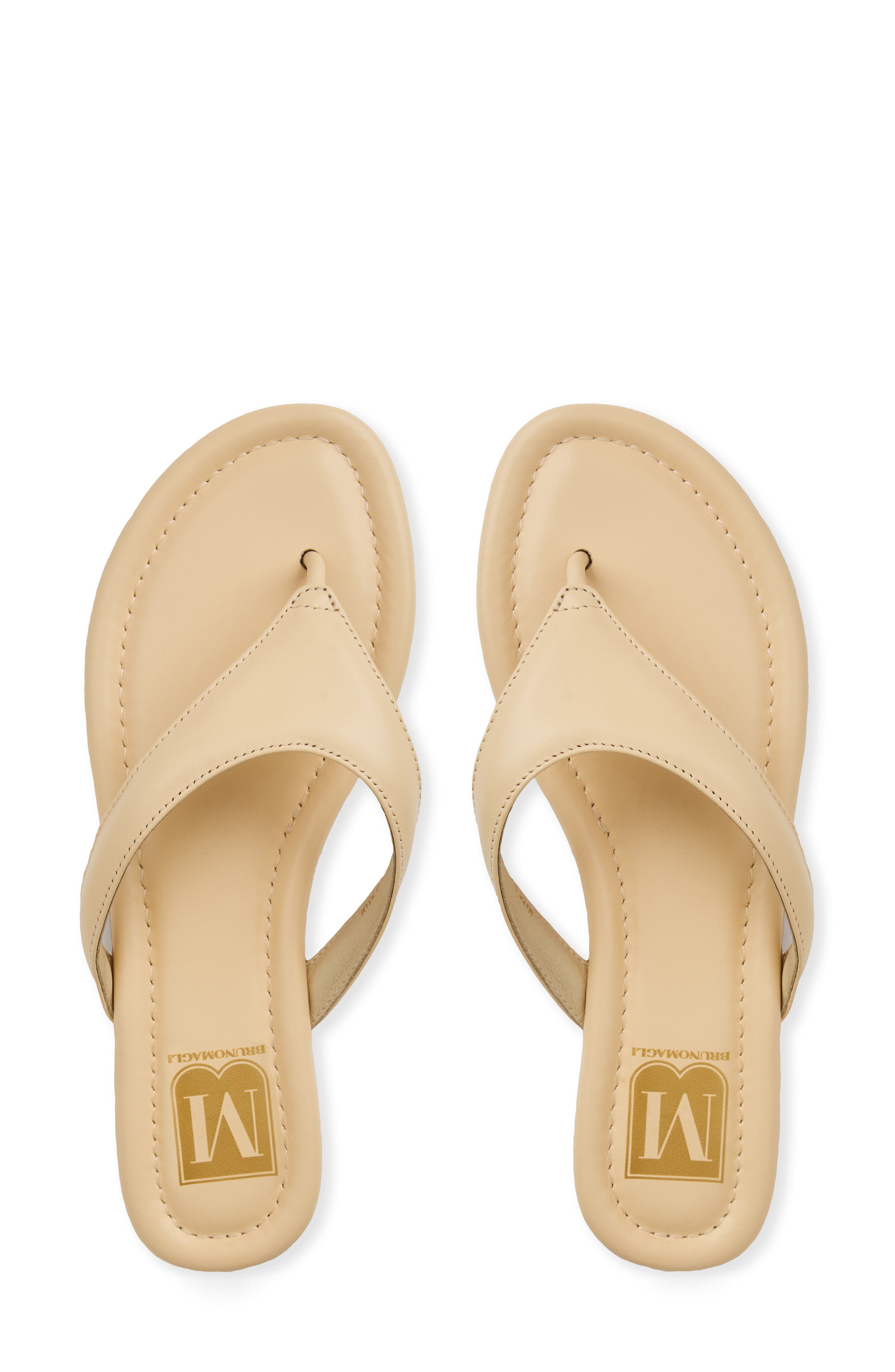 Malora Flip Flop, Alternate, color, BUTTERCUP LEATHER
