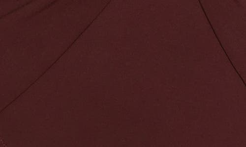 Robin Piccone Margot Plunge Halter One-piece Swimsuit In Burgundy