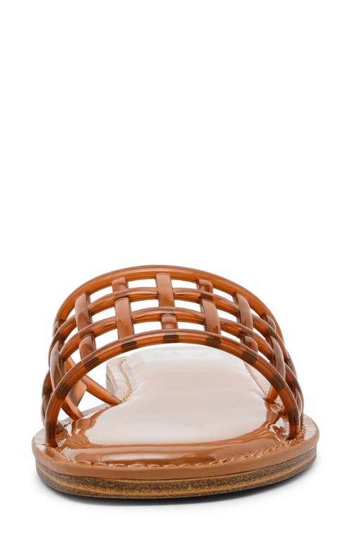 Dolce Vita Dv By Jinney Lattice Slide Sandal In Brown