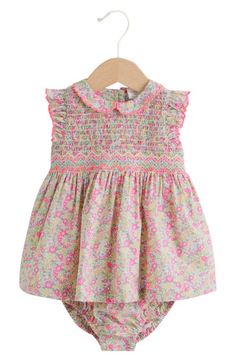 Ditsy Floral Print Sleeveless Dress (Baby)