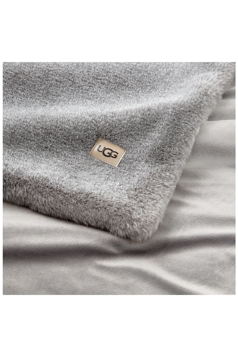 Matti Faux Fur Throw Blanket, Alternate, color, LIGHTHOUSE