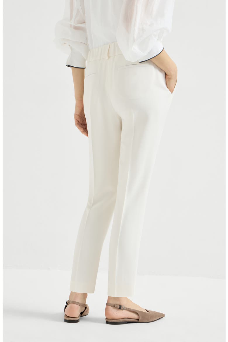 Tailored Jogger trousers, Alternate, color, Off-White