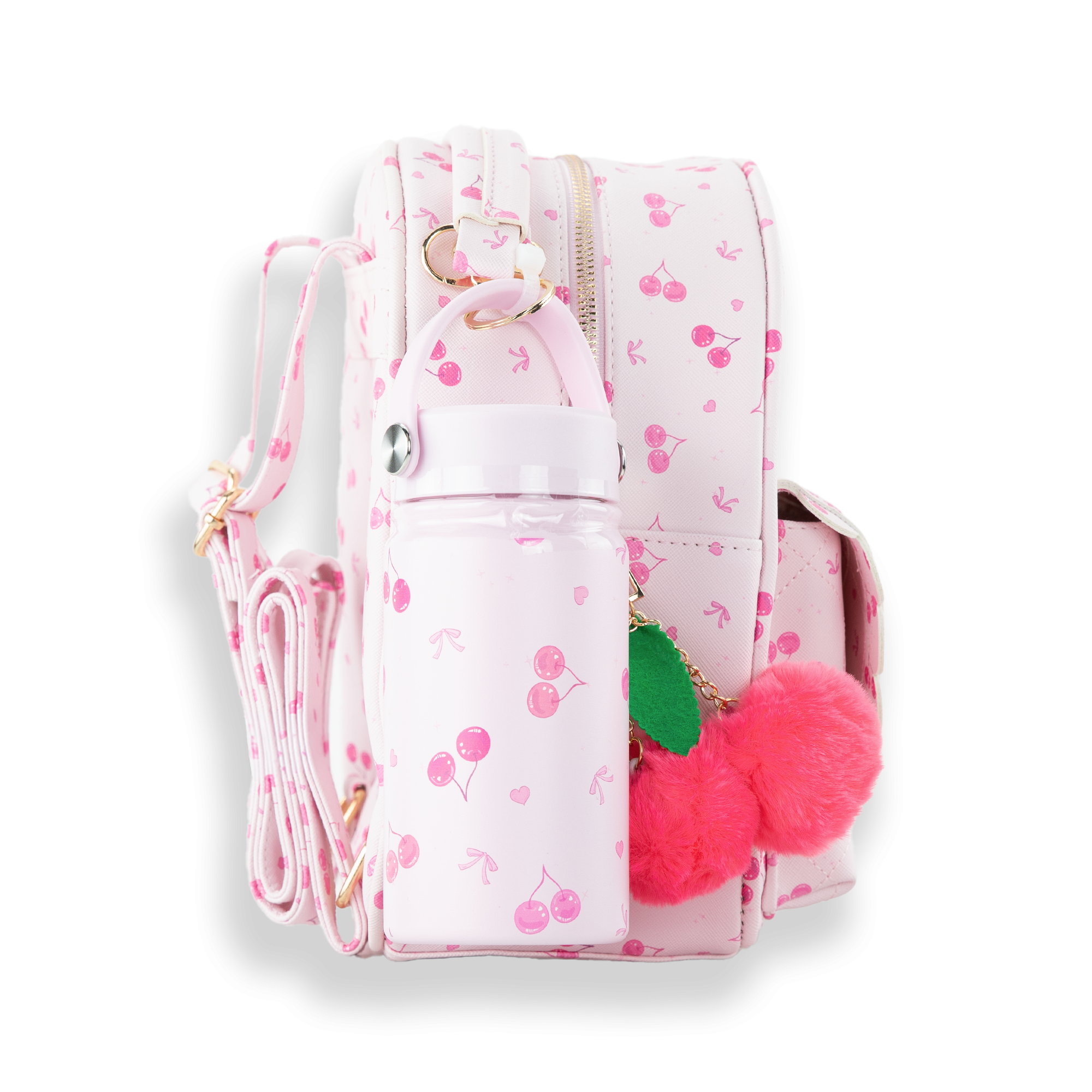 Sweet Cherry Mini Backpack Set, Alternate, color, Cherry Pop/ Light Blush