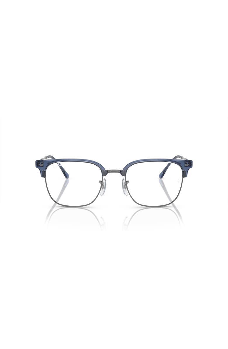 Ray-Ban 51mm Square optical glasses, Alternate, color, Blue