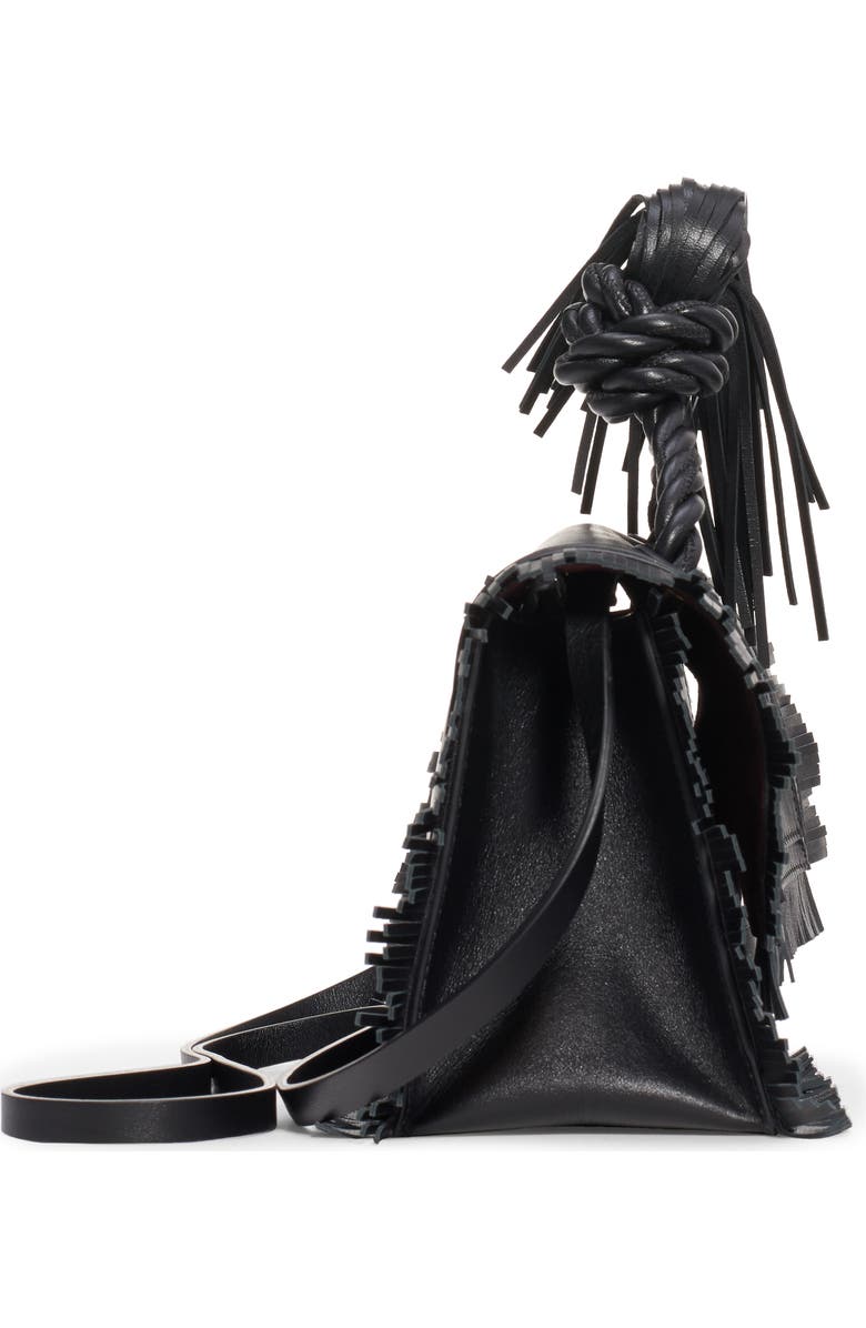 Valentino Garavani The Rope Small Leather Clutch, Alternate, color,