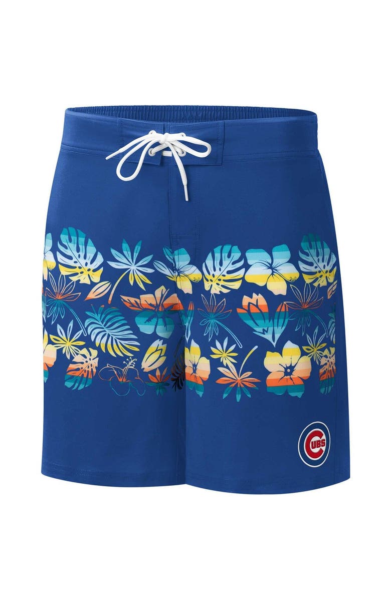 G-III SPORTS BY CARL BANKS Men's G-III Sports by Carl Banks  Royal Chicago Cubs Breeze Volley Swim Shorts, Alternate, color, Royal