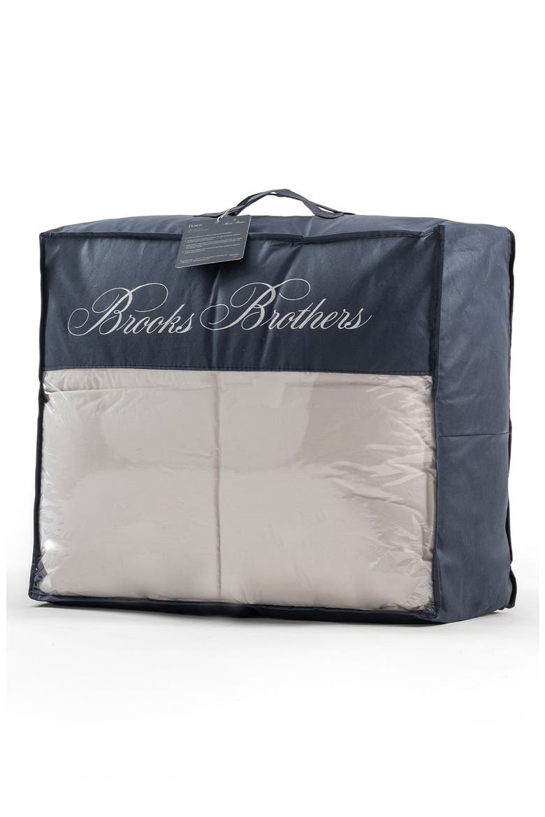 Goose Down Fill Comforter, Alternate, color, SILVER