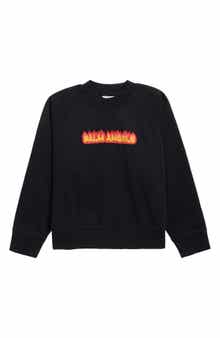 Kids' Flames Triangle Graphic Sweatshirt