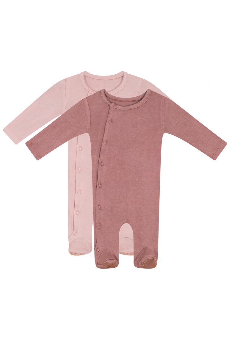 Assorted Snap Down Jersey Romper, Alternate, color, Assorted Pink