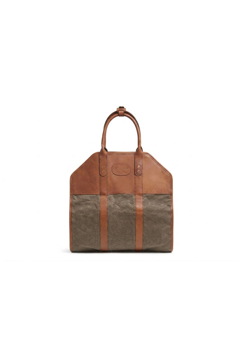 Rayburn Waxed Canvas Log Carrier, Main, color, Olive