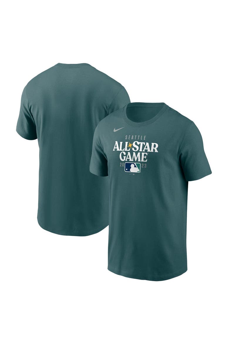 Men's Nike  Teal 2023 MLB All-Star Game Wordmark T-Shirt, Main, color, Teal