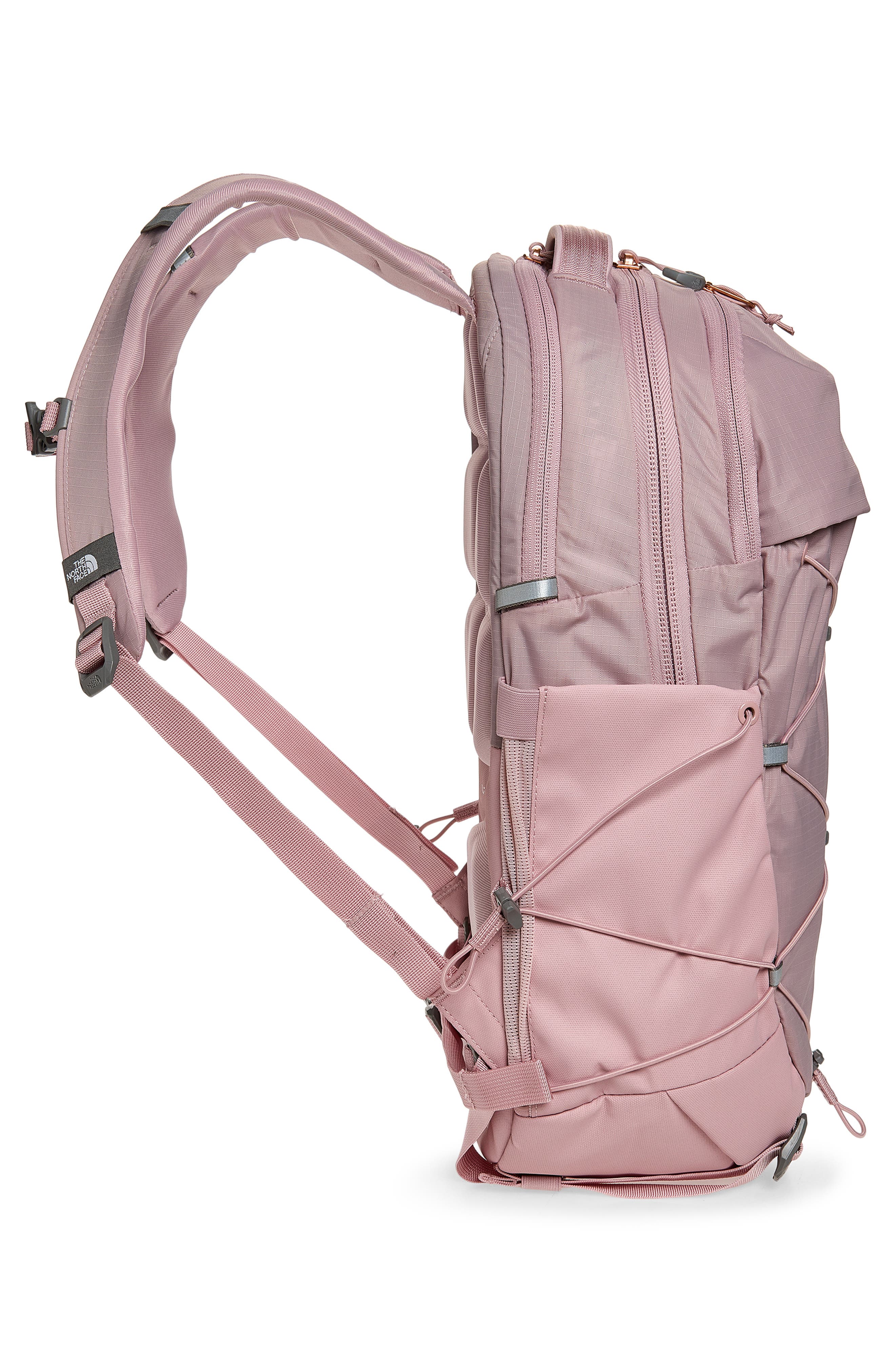 Borealis Water Repellent Luxe Backpack, Alternate, color, METAL PINK/ BURNT CORAL