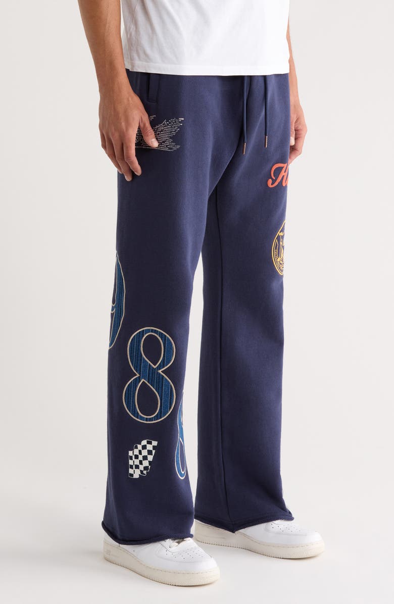 HONOR THE GIFT 1988 Embellished Cotton Graphic Sweatpants, Alternate, color, 