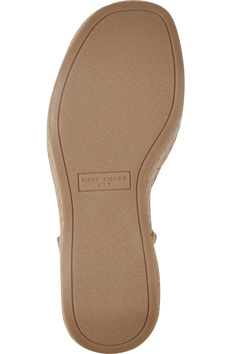 Marc Fisher LTD Pasion Espadrille Ankle Strap Platform Wedge Sandal, Alternate, color, Taupe