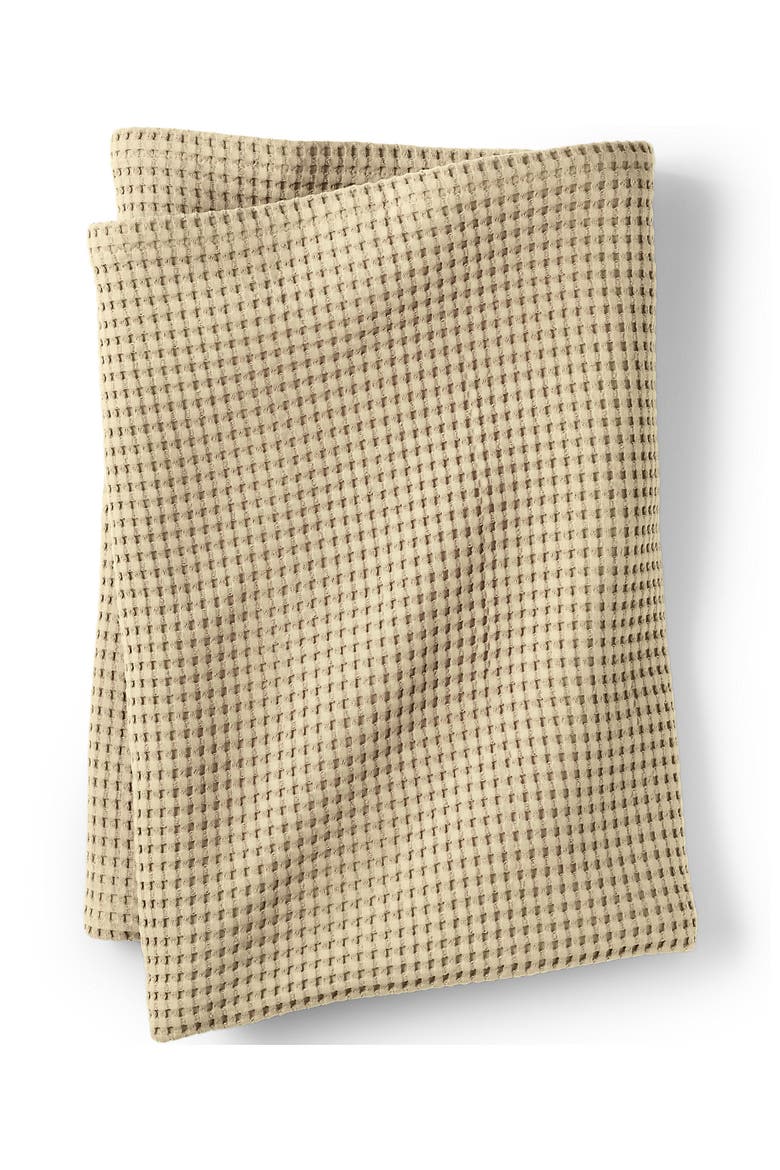 Organic Cotton Blanket, Main, color, Pale Flax
