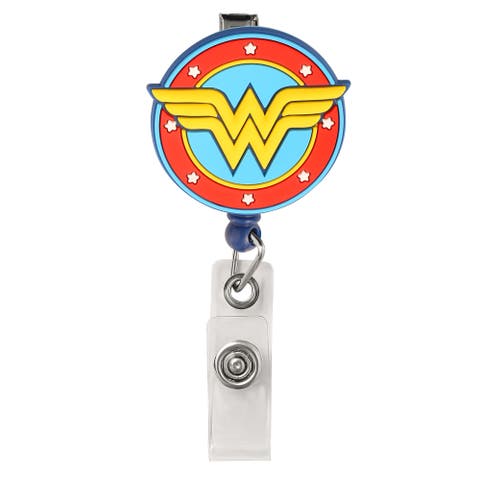 Wonder Woman Badge Reels Retractable Official License