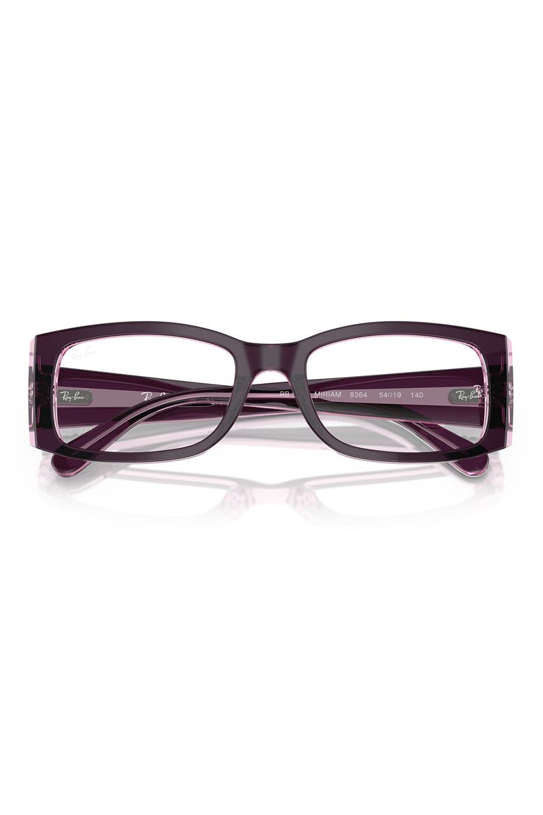 52mm Square Optical Glasses, Alternate, color, VIOLET
