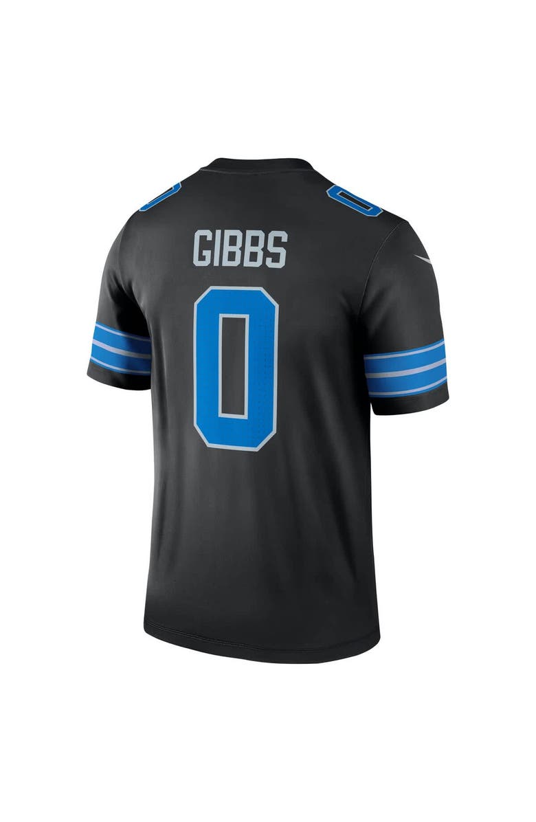 Nike Men's Nike Jahmyr Gibbs Black Detroit Lions 2nd Alternate Legend Jersey, Alternate, color, Black