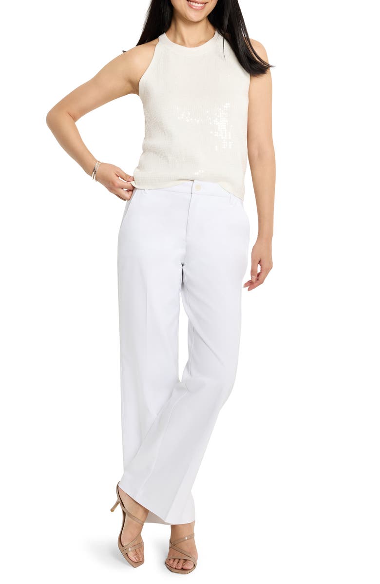 NIC+ZOE Anytime Sequin Sweater Tank, Alternate, color, Classic Cream