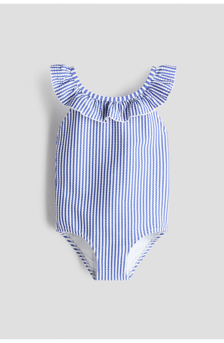H&M Frill-trimmed Swimsuit, Main, color, 