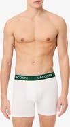 Lacoste Assorted 3-Pack Stretch Cotton Boxer Briefs