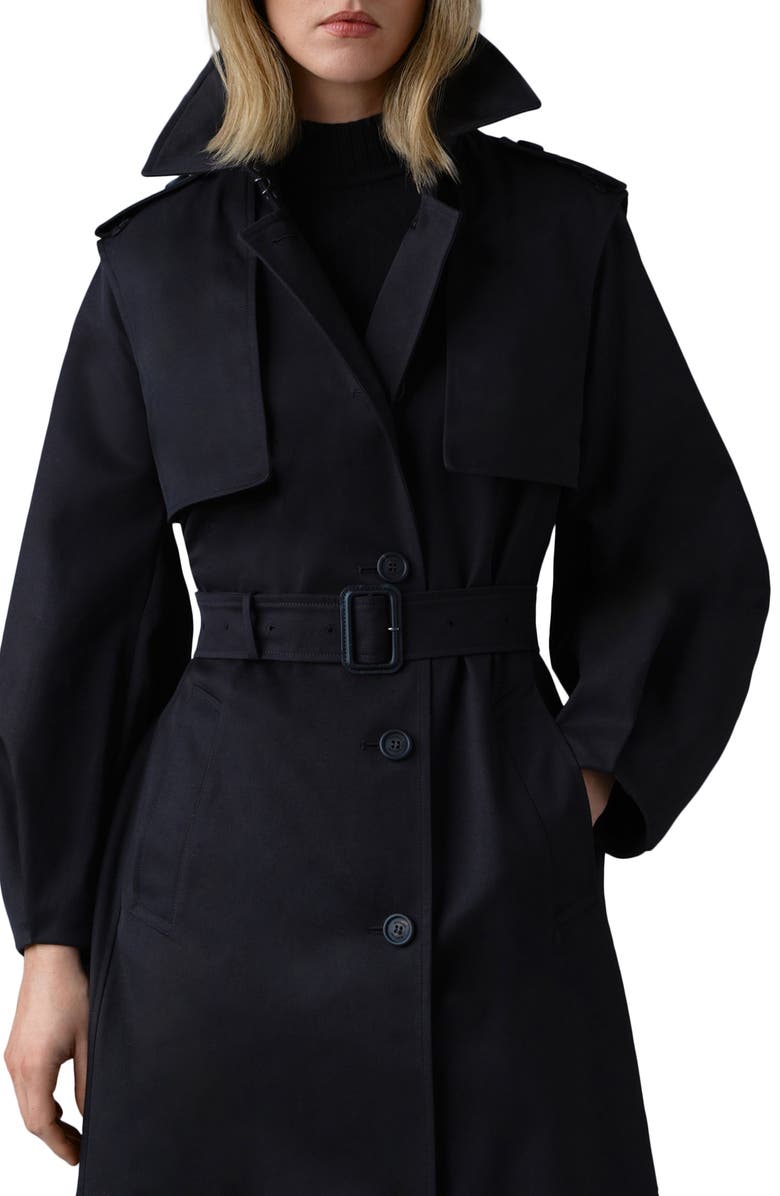 Mackage Alia Water Repellent Trench Coat, Alternate, color, 
