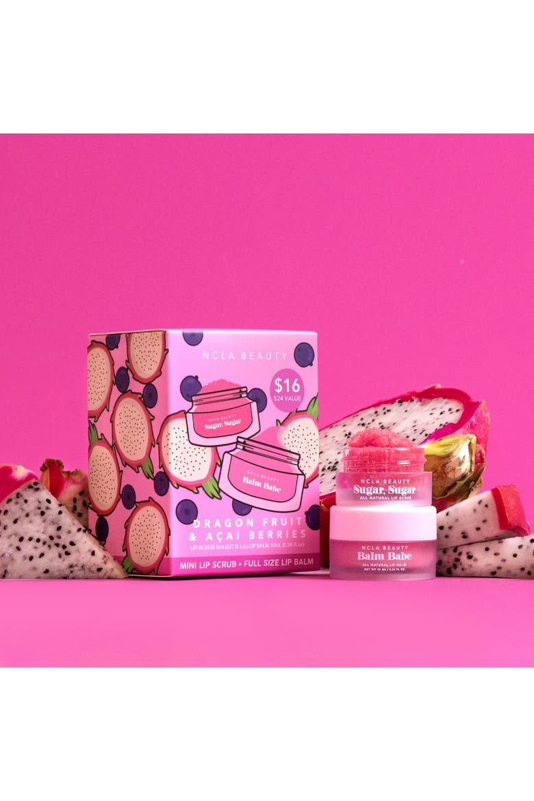 Dragon Fruit and Acai Berries Mini Lip Care Set, Alternate, color, n/a