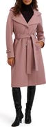 Kensie Belted Plush Trench Coat