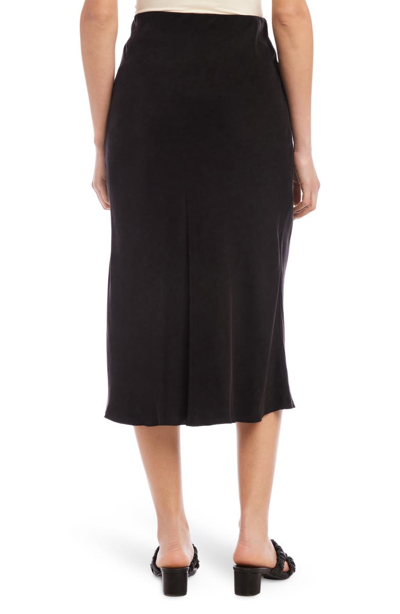 FIFTEEN TWENTY Bias Cut Satin Midi Skirt, Alternate, color, 