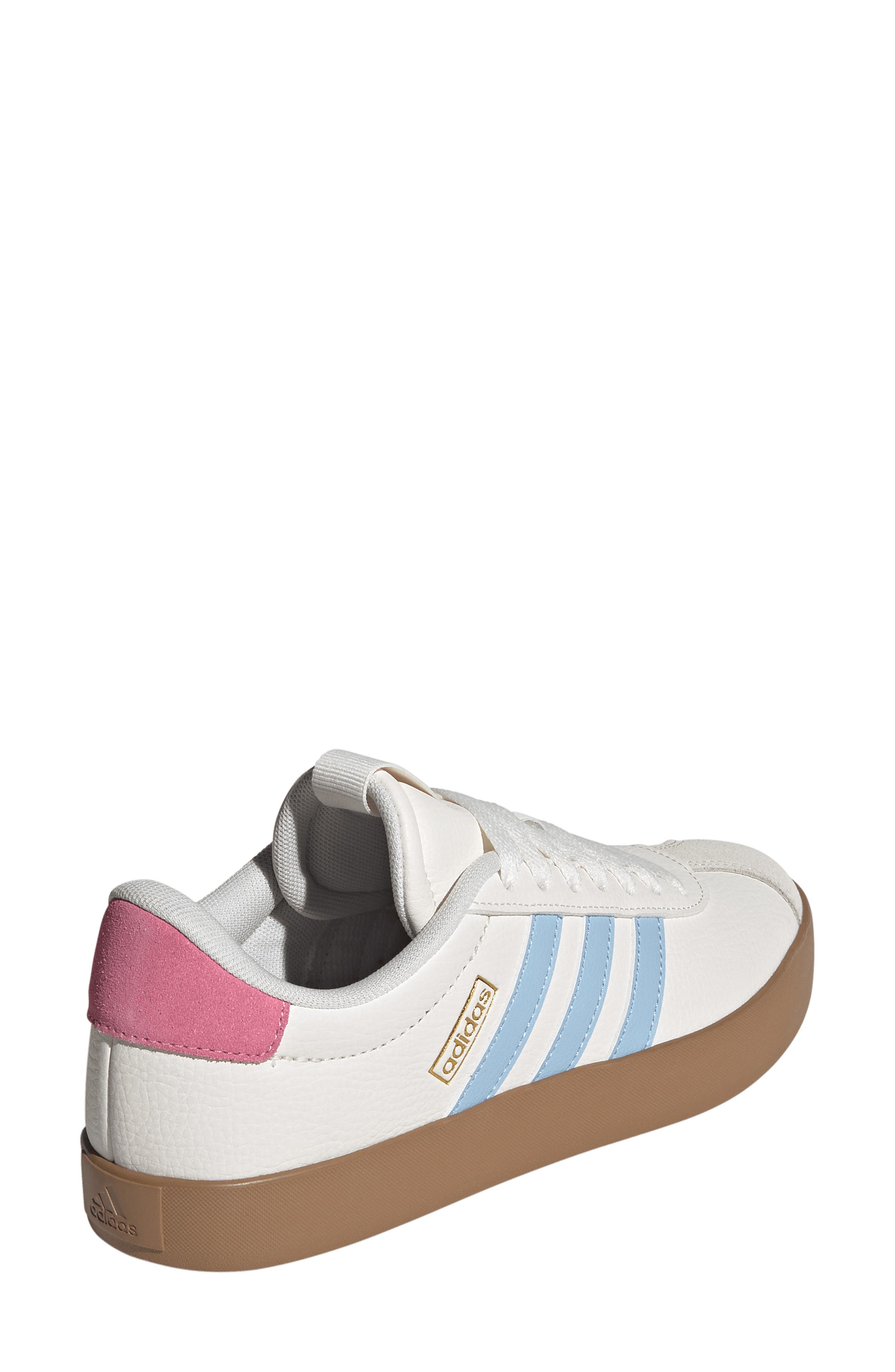 VL Court 3.0 Sneaker, Alternate, color, WHITE/ CLEAR SKY/ BLISS PINK