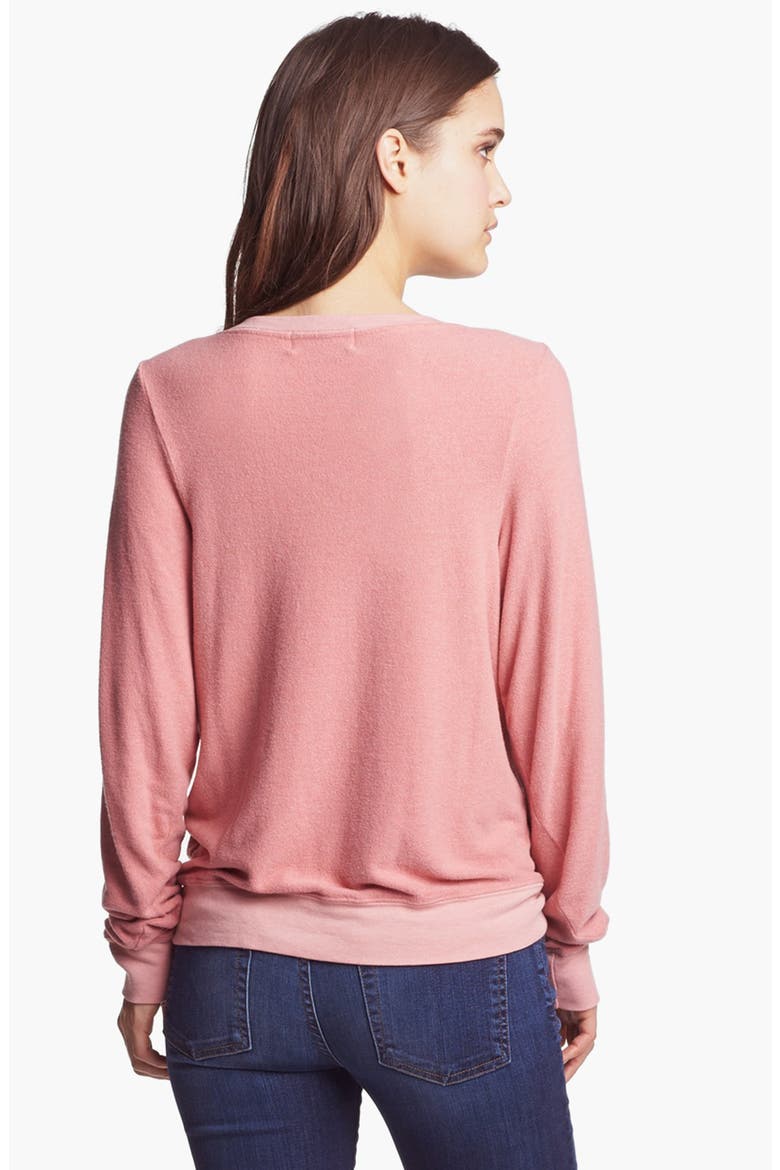'Love Me' Sweatshirt, Alternate, color, BLUSH