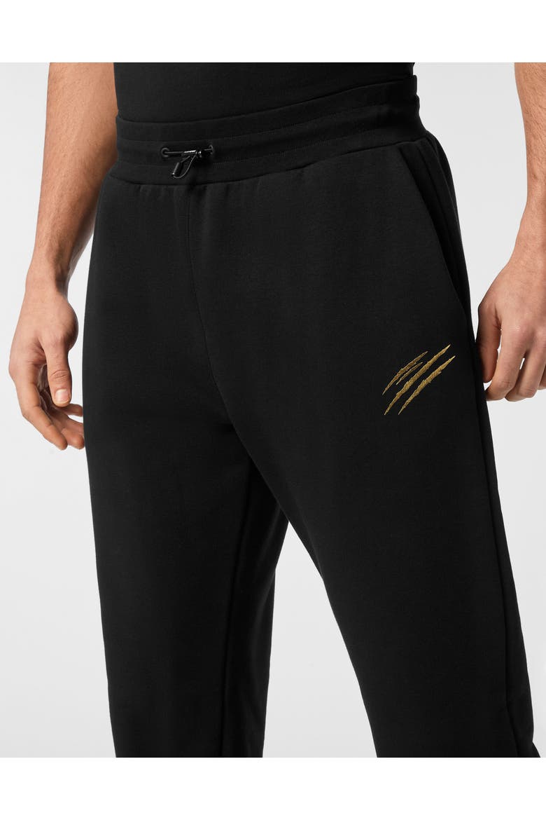 Loose Trousers Label Men, Alternate, color, black/lightgold