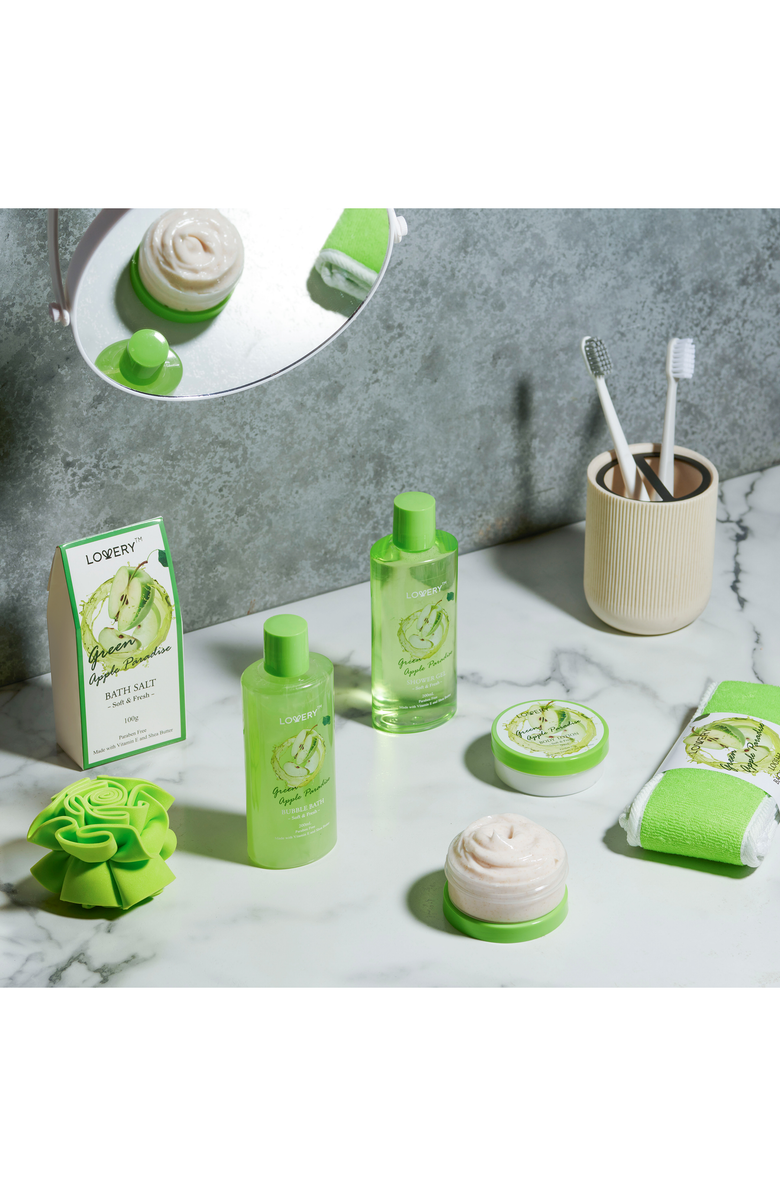 Lovery Green Apple Paradise Teacher's Appreciation Aromatherapy Basket, Alternate, color, Green Apple