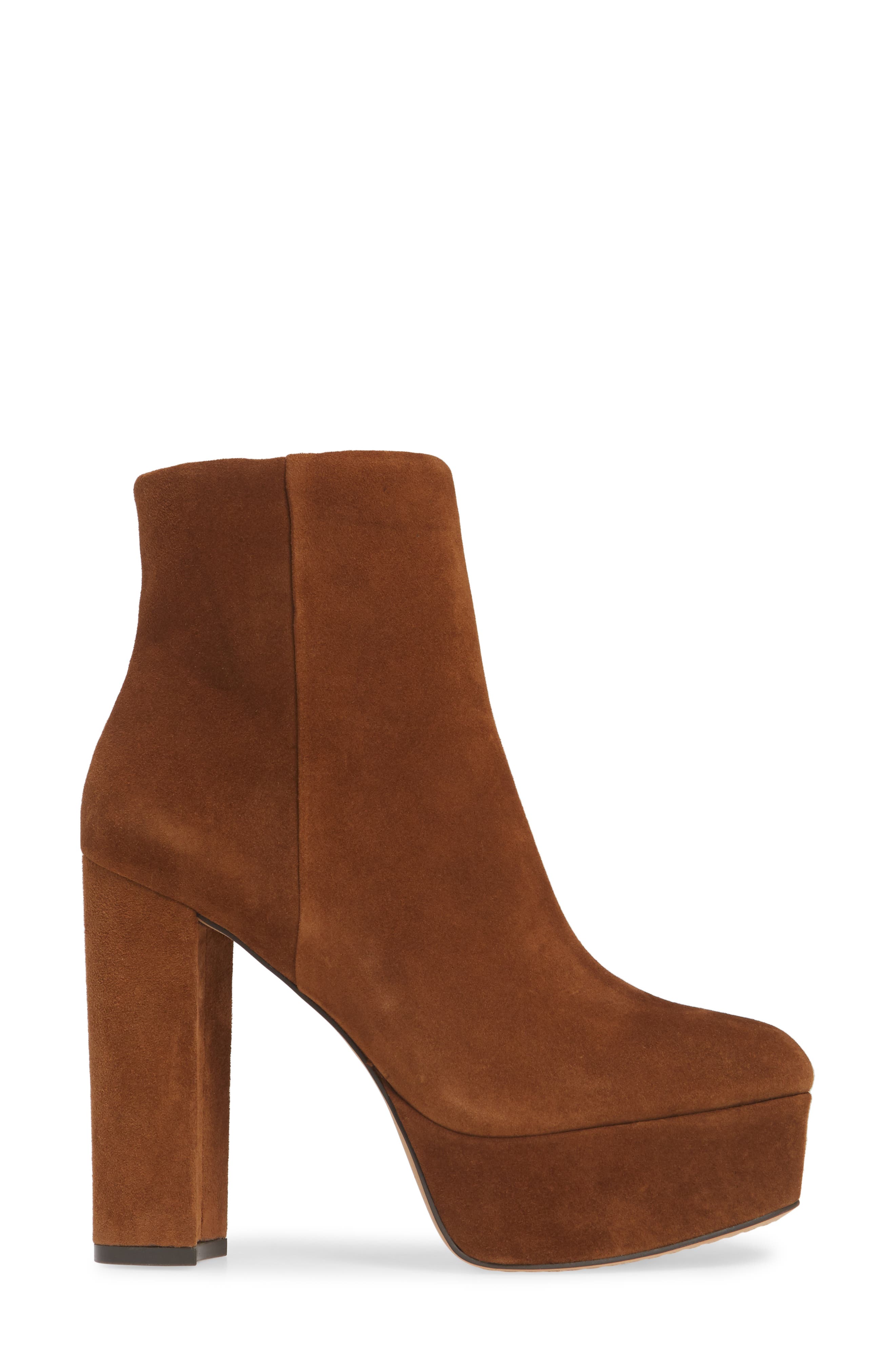 Leslieon Square Toe Platform Boot, Alternate, color, VINTAGE BROWN SUEDE