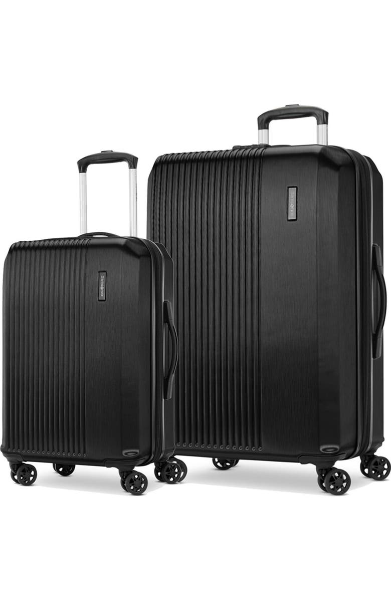 Samsonite Alliance SE 2PC Set (CO/LG) Hardside Luggage with Spnner Wheels, Main, color, Black