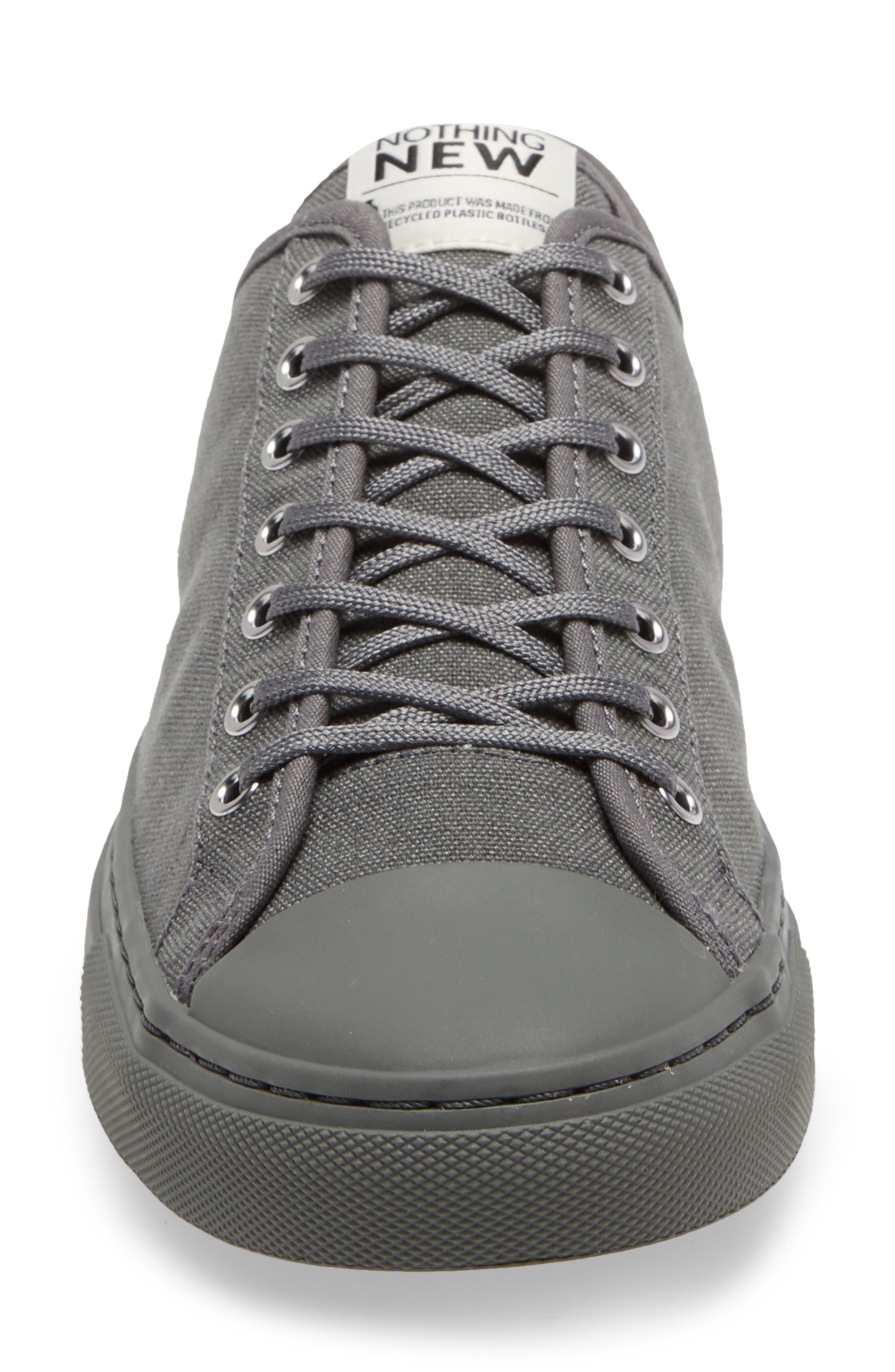 Low Top Sneaker, Alternate, color, GREY CANVAS/ GREY