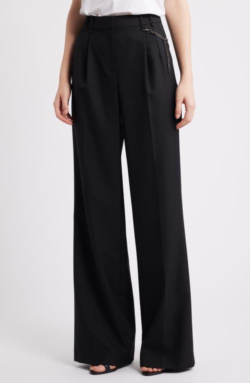 KOBI HALPERIN Steven Wide Leg Pants in Black at Nordstrom, Size 10